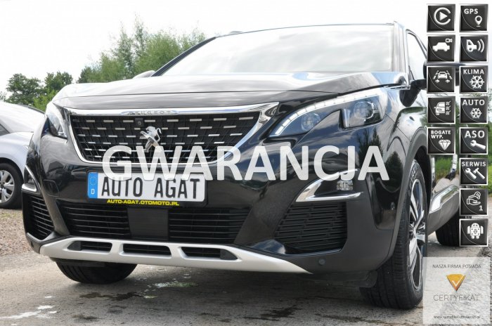 Peugeot 3008 android*asystent pasa ruchu*bluetooth*led*kamery 360*nowe opony* II (2016-)