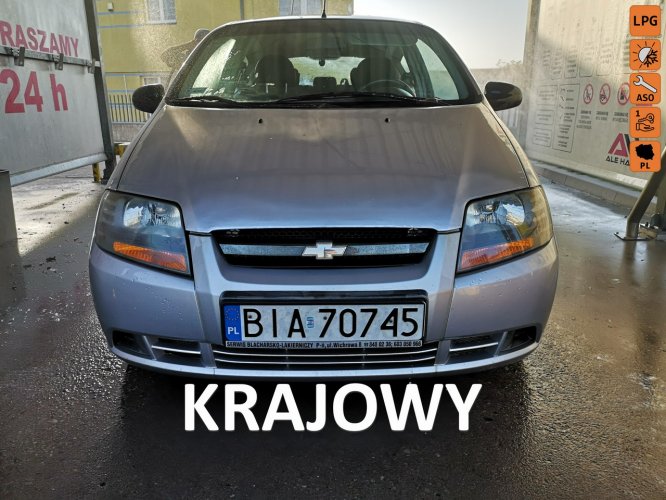 Chevrolet Aveo 1.4 LPG I właściciel salonowy Tanie Auta Fasty Szosa Knyszyńska 49 T200/T250 (2002-2011)