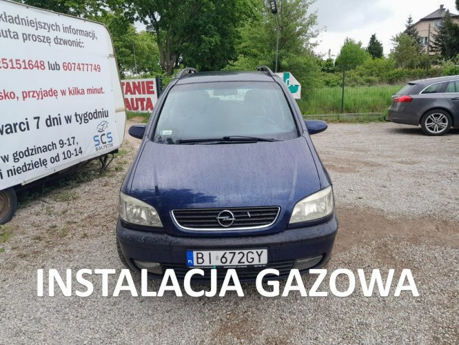 Opel Zafira 1.6 LPG sprawna pojemna ekonomiczna Tanie Auta SCS Fasty Białystok A (1999-2005)