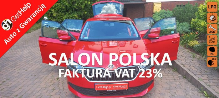 Škoda Fabia Lift Ledy  Instalacja Gazowa 1.0 MPI Salon FV23% III (2014-)