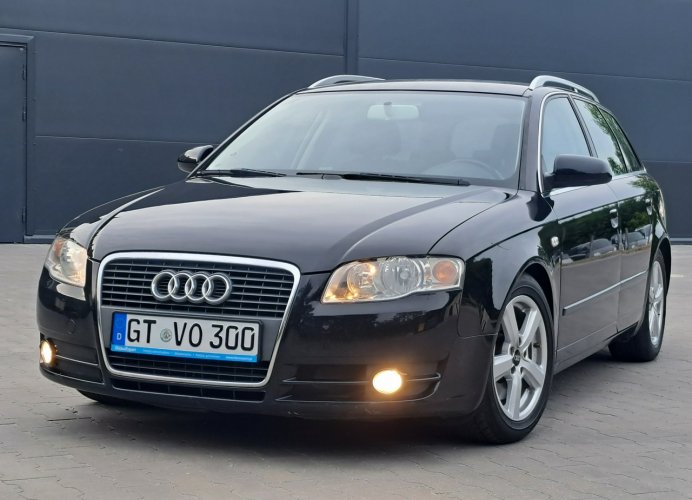 Audi A4 * 1.8Turbo* 163KM*BARDZO ŁADNA*tempomat* ALUfelgi* CZARNA* B7 (2004-2007)