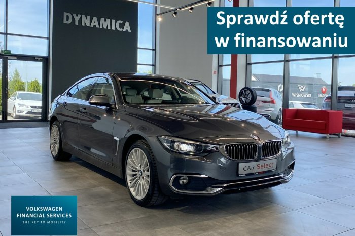 BMW 420 xd Gran Coupe Luxury Line 2.0 190KM automat xdrive 2018 r., s. PL, VAT