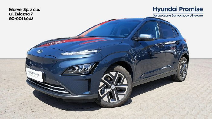 Hyundai Kona Moc 204 KM / Bateria 64 kWh / Zasięg 484 km / WersjaSmart + Safety I (2017-2023)