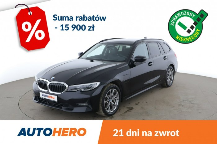 BMW Seria 3 FV23 330e PHEV Sport Line ACC HUD Navi Laser Skóra Grzane Sporty HiFi G20 (2019-)