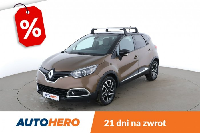 Renault Captur Automat, skóra, navi, klima auto, grzane fotele, kamera cofania I (2013-2019)