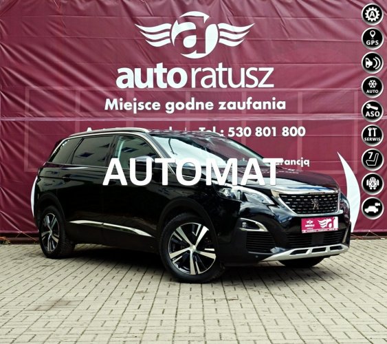 Peugeot 5008 Fv 23% / Automat / 7 osób / Jak Nowy / Pełny`Serwis II (2017-)