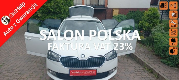 Škoda Fabia Salon PL Ledy 1.0 MPI  F.VAT 23% Pełna Dokumentacja III (2014-)