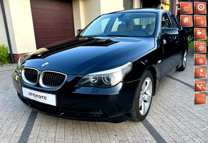 BMW 530 BMW E60 530i M54B30 231KM Automat ZF 6HP Sedan Bardzo Ładna Opłacona E60 (2003-2010)