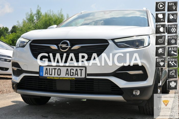 Opel Grandland X nawi*asystent pasa ruchu*bluetooth*full led*podgrzewana kierownica*