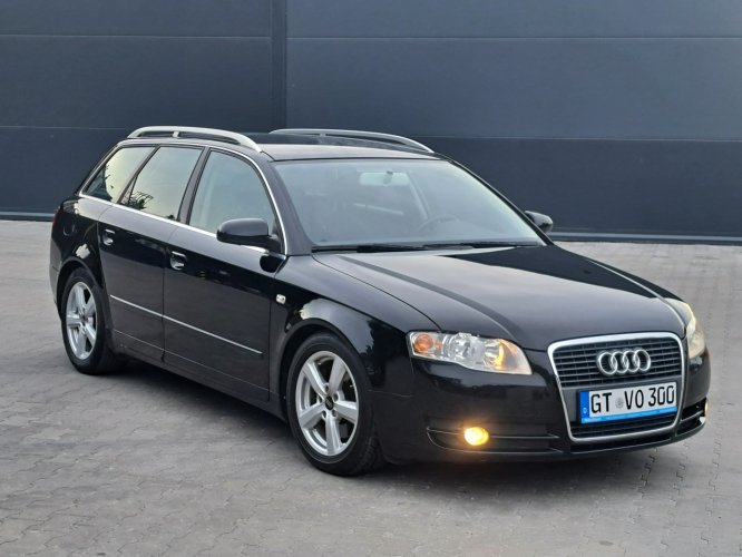 Audi A4 * 1.8Turbo* 163KM*BARDZO ŁADNA*tempomat* ALUfelgi* CZARNA* B7 (2004-2007)