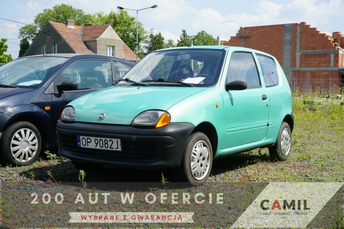 Fiat Seicento zarejestrowany, ubezpieczony.