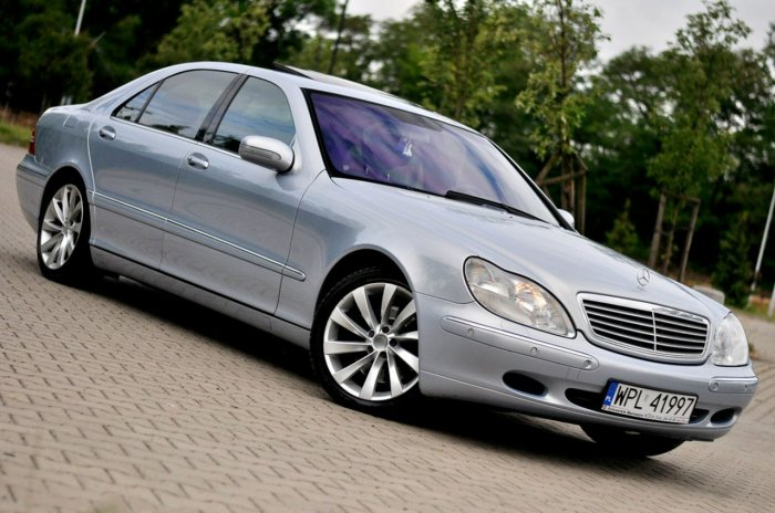 Mercedes S 500 _5.0 300KM_LPG_Long_Full Opcja_Masaże_Dociągi_ W220 (1998-2005)