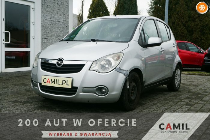 Opel Agila 1.2 Benzyna 86KM, ubezpieczony, zarejestrowany, ekonomiczny, B (2008-2014)