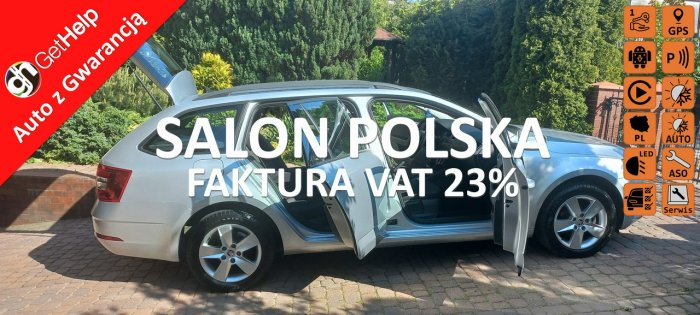 Škoda Octavia Salon PL Pełen Serwis ASO Po serwisie na 166tys 115KM FV23% 38.9 netto III (2013-)