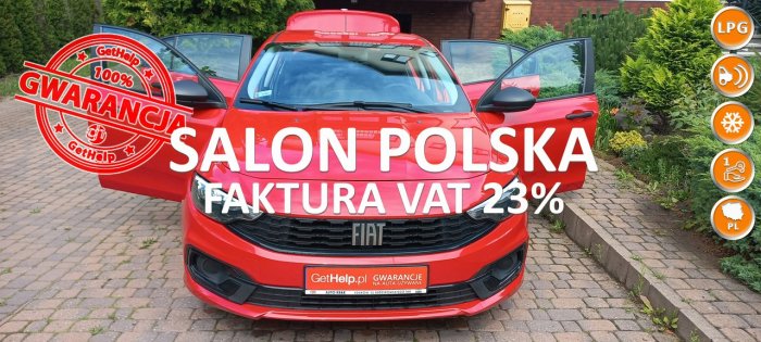 Fiat Tipo Salon Polska Instalacja Gazowa F.VAT23% 29999 netto 1.4 +LPG II (2016-)