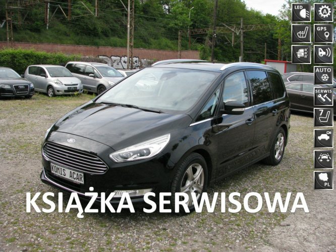 Ford Galaxy 2.0TDCi-Bi-TURBO-211KM-Bezwypa-Serwis-Navi-2 x Kamera-Panorama-Keyless Mk4 (2015-2022)