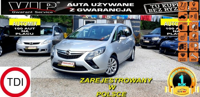 Opel Zafira 7 Os ! Przebieg 194000 * Gwarancja w cenie * Cosmo * FULL / Zamiana! C (2011-)
