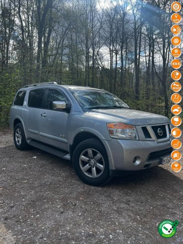 Nissan Armada 5.6v8 automat 8 os.4x4 blokada najbogatsza wersja zamiana keyless gwar