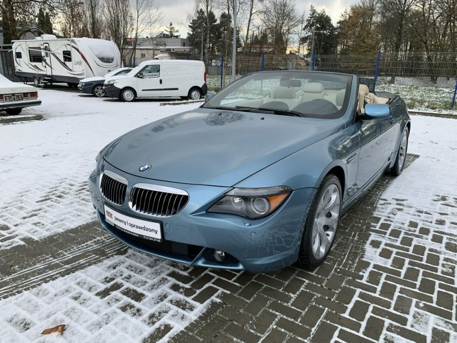 BMW 650 Zjawiskowy kabriolet z beżową skórą dostępny od ręki. Faktura VAT23% E63/E64 (2002-2010)