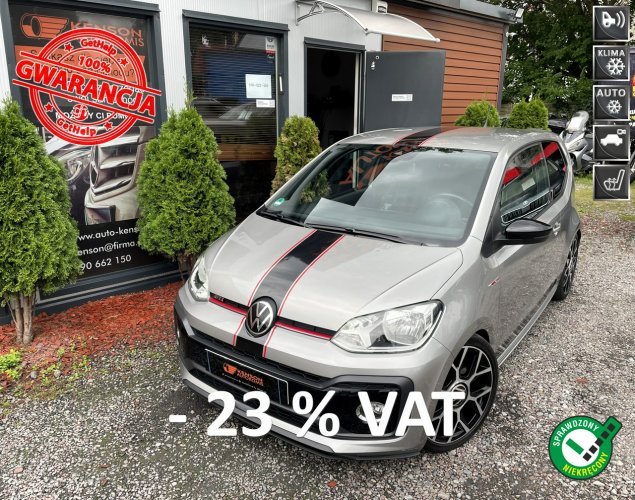 Volkswagen Up! Kamera cofania, Tempomat, Bluetooth, Podgrzewane fotele, Klimatyzacja