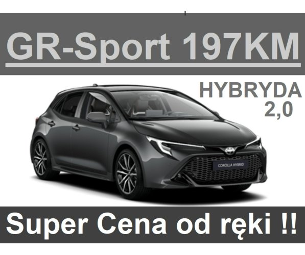 Toyota Corolla Nowa GR-Sport Hybryda 197KM Super Niska Cena od ręki -  1546zł Seria E16 (2012-)