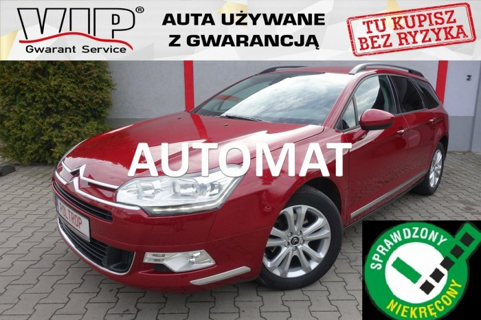 Citroen C5 1,6i Ledy Alu Klimatronik HydroActive AUTOMAT VIP Gwarancja III (2008-)