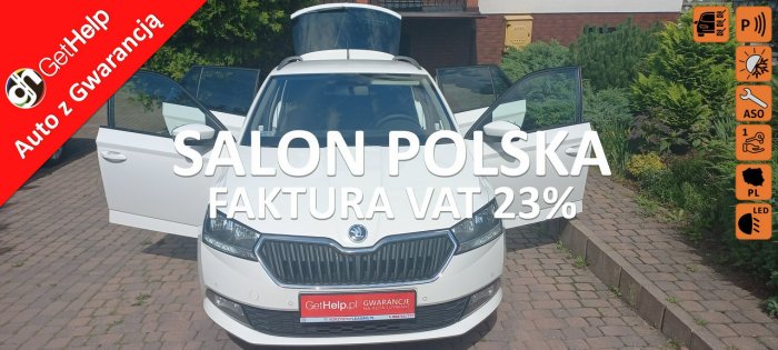 Škoda Fabia Pełna Dokumentacja Salon PL Ledy 1.0 MPI  F.VAT 23% III (2014-)