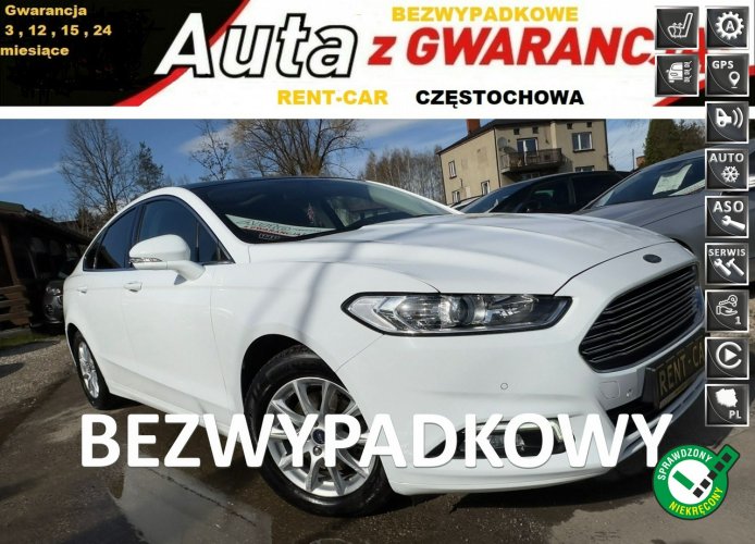 Ford Mondeo 2.0D*150PS OPŁACONY Bezwypadkowy Automat Serwis VIP GWARANCJA24M Mk5 (2014-)