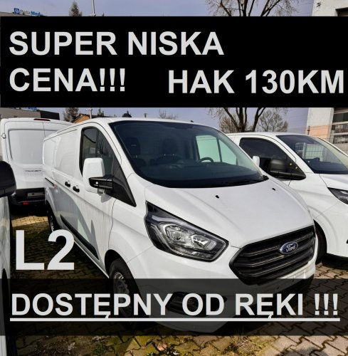 Ford Transit Custom L2 130KM Hak hol. L2  Super Niska Cena Dostępny od ręki   1561zł