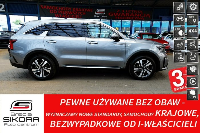 Kia Sorento 7-OSÓB 4x4 GWARANCJA FABRYCZNA I-wł Krajowy Bezwypad Skóra+LED FV23% IV (2020-)