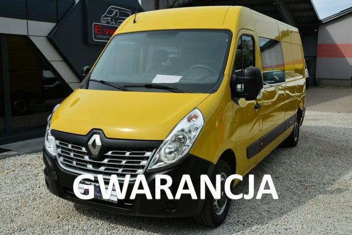 Renault Master brygadowka master 7os L3H2 pełna opcja 2,3dci servis regały