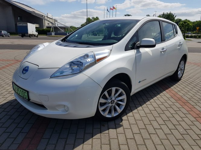 Nissan Leaf 24kWh z Baterią Biała Perła Kamera Zadbany Zarejestrowany