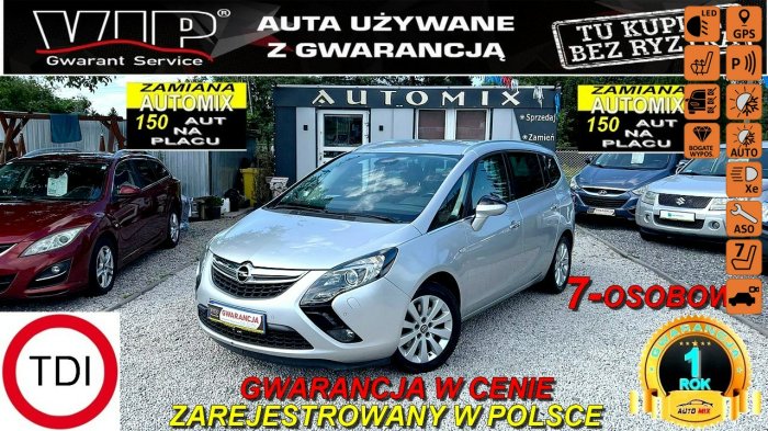 Opel Zafira 7 Os ! Przebieg 194000 * Gwarancja w cenie * FULL OPCJA  / Zamiana! C (2011-)