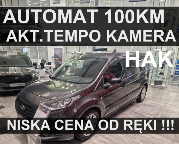 Ford Transit Connect Trend A8 L2 100KM Akt.Tempo 3-os. Dostępny od ręki  1540zł