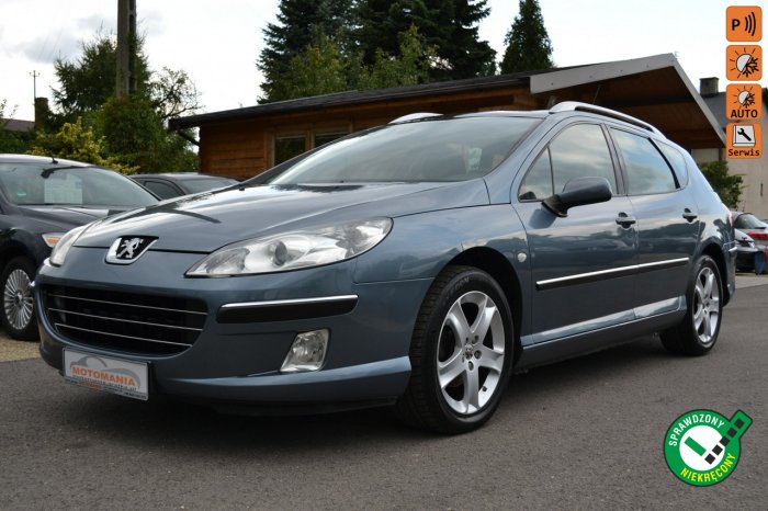 Peugeot 407 Zadbany*2.0 136KM 16V Climatronic*Bezwypadkowy