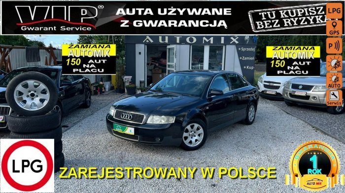 Audi A4 1.8 Benyzna+Gaz *150 KM* Nowe Oleje i Filtry* itp *Możliwa zamiana B6 (2000-2004)