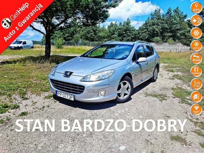 Peugeot 407 SW 1.8 16V*NAVTEQ*Climatronic*Alu*Navi*Pełna Elektryka*Zadbany*Super Stan