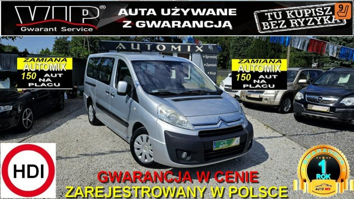 Citroen Jumpy Combi 2,0 HDI 120 KM* Atlante ,9-os *GWARANCJA* Możliwa Zamiana 6SZT II (2007-)