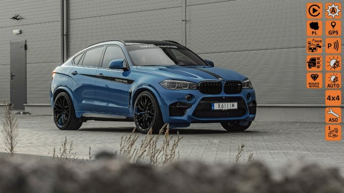 BMW X6 M BMW X6M HAMANN BLUE GREY 685HP EVOCLUB PROJECT