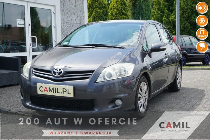 Toyota Auris 1.4 D4D 90KM, polski salon, serwisowany, sprawny, rok gwarancji, I (2006-2012)