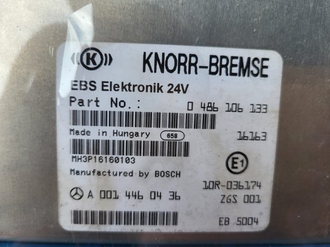 A0014460436 0486106133 Sterownik Modul EBS Knorr Mercedes