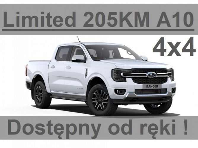 Ford Ranger Nowy Ranger Limted 205KM 4x4 Niska Cena Dostępny od ręki ! 2286 zł VI (2022-)