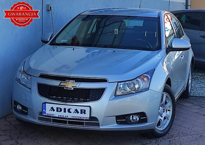 Chevrolet Cruze klima, 6-biegów, tempomat, Isofix, alu, wielofunkcja, zarejestrowany