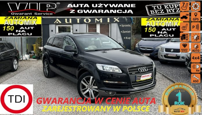 Audi Q7 Nowy Rozrząd * 7osobowy / Gwarancja w cenie ! Super stan* 3.0 TDI, 4x4 I (2005-2015)