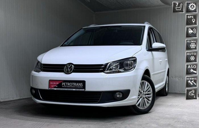 Volkswagen Touran 1.6 TDI  7 MIEJSC Automat Nawigacja Tempomat Alufelgi II (2010-2015)