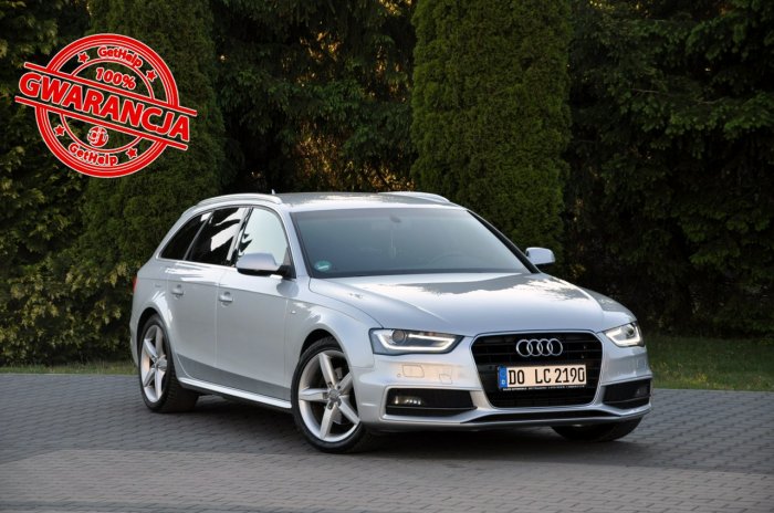 Audi A4 2.0TDI(177KM)Lift*S-line*Xenon*Led*Navi*BLS*Klimatronik*El.Klapa*Alu18 B8 (2007-2015)