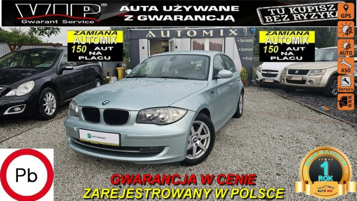 BMW 116 NAVI /1,6 Benzyna ! Super Stan, MANUAL! ,GWARANCJA! Możliwa ZAMIANA E87 (2004-2013)