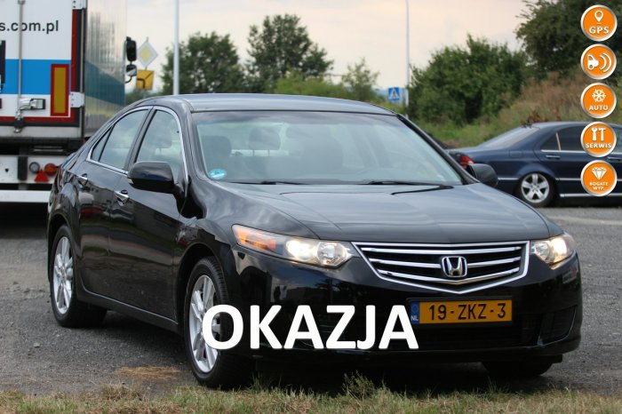 Honda Accord 2008r. 2.0 Benzyna Zadbany 156km Sedan Klimatyzacja Alufelgi CZARNA VIII (2008-)