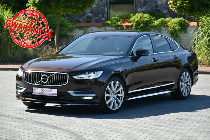 Volvo S90 AWD 2.0D5 235KM Inscription 2017r. Salon 92.700nettoExportFV LED Skóra II (2017-)