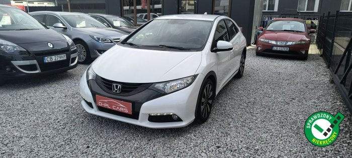 Honda Civic 2013r|140 KM|SALON POLSKA|Bezwypadkowy|Kamera cofania|Super stan IX (2011-)